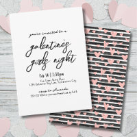 Soirée Filles Cœurs Manuscrits Fête de la Galentin