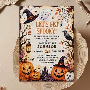 Invitation Soirée Halloween Effrayante
