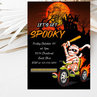 Invitation Soirée Halloween : Faisons Peur