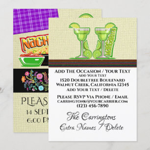 Invitation Soirée Margarita - Voir au verso -