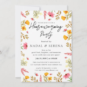 Invitation Soirée ménagère minimaliste moderne élégante