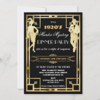 Soirée Meurtre et Mystère Art Déco Années Folles