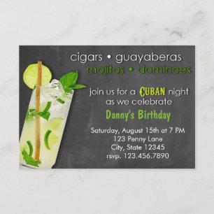 Invitation Soirée Mojito à Cuba