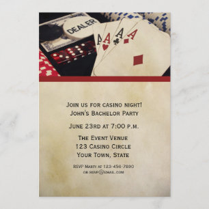Invitation Soirée Poker