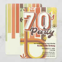 Soirée Rétro Vintage Groovy Années 70 1970