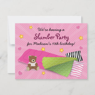 Invitation Soirée rose