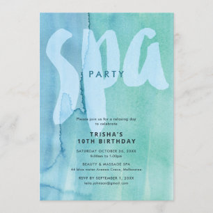 Invitation Soirée Spa