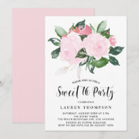 Soirée Sweet sixteen Rose couleur rose douce