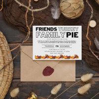 Soirée Thankesgiving Amis Turquie Family Pie