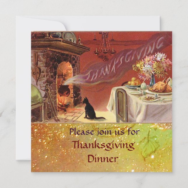 Invitation Soirée Thanksgiving (Devant)