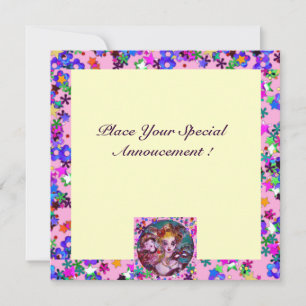 INVITATION SOIRÉE VÉNITIENNE DE LA SAINT-VALENTIN AVEC MASQUE