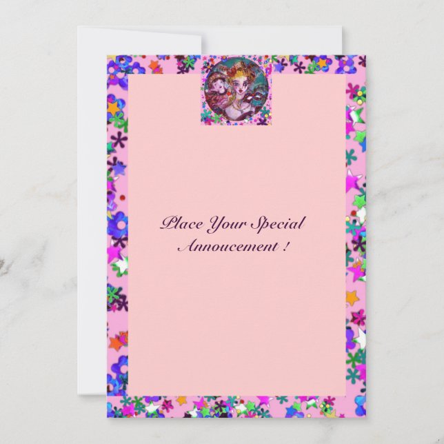 INVITATION SOIRÉE VÉNITIENNE DE LA SAINT-VALENTIN AVEC MASQUE (Devant)