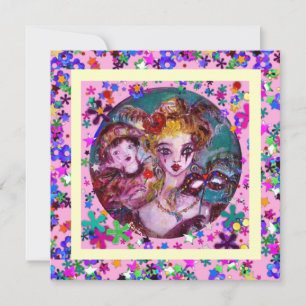 INVITATION SOIRÉE VÉNITIENNE DE LA SAINT-VALENTIN EN MASQUE