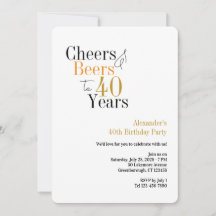 Soirées et bières jusqu'à 40 ans de fête minimum