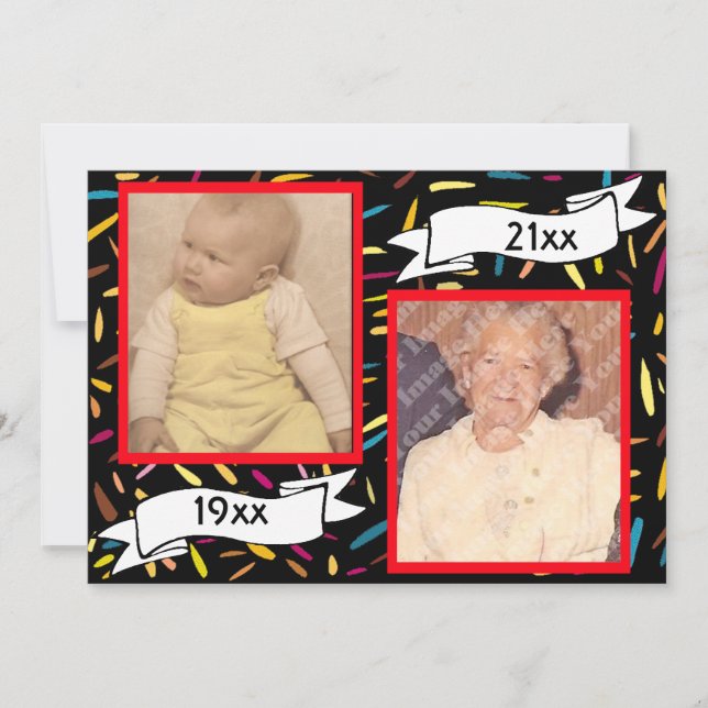 Invitation Soixante-quinzième célébration d'anniversaire de (Devant)