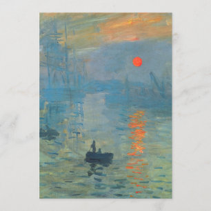 Invitation Soleil de l'impression Claude Monet