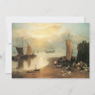 Invitation Soleil levant à travers la vapeur par Joseph Turne