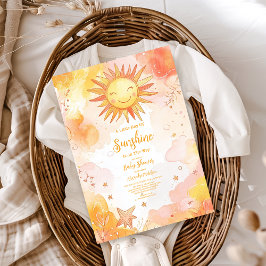 Invitation Soleil Sexe Neutre Boho Sun