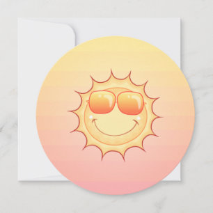 Invitation Soleil souriant