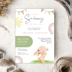 Invitation Some Bunny Easter Baby shower