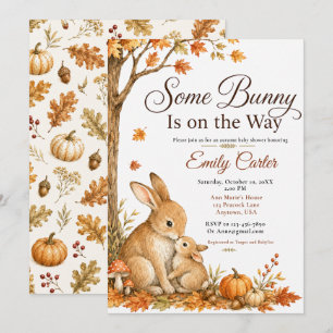 Invitation Some Bunny Fall Baby Shower