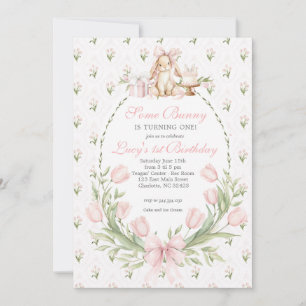 Invitation Some Bunny is One Invitation, Anniversaire de lapi