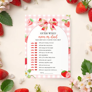 Invitation Someone Berry Sweet Baby Shower   Devinez Qui