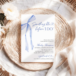Invitation Something Blue Before I Do Bridal Shower