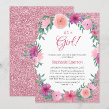 Son Baby shower de Parties scintillant d'or Rose f