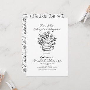 Invitation Son Nouveau Chapitre Commence Livre thématique Sal