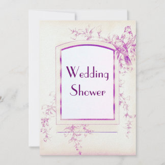 Invitation Songbird Shabby Chic Wedding shower
