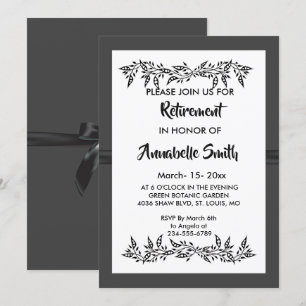 Invitation SOPHISTIQUÉ MODERNRetirement