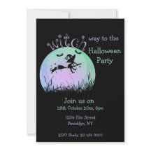 Sorcière À La Fête D'Halloween