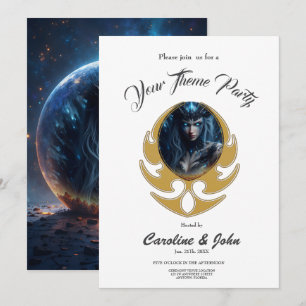 Invitation Sorcière Cosmique – Née de la Sphère Stellaire.