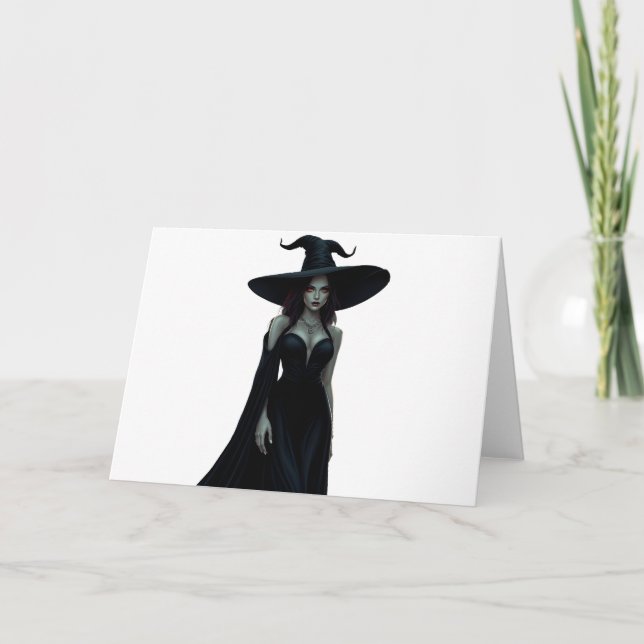 Invitation Sorcière de la nuit (Devant)