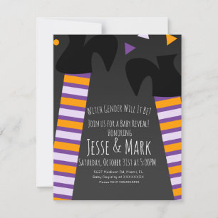 Invitation Sorcière Halloween Automne Genre Reveillez Invitat