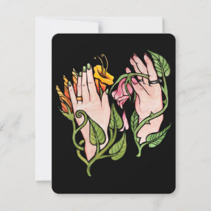 Invitation Sorcière verte Magick