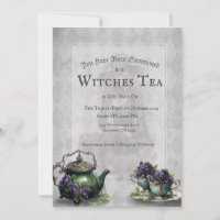 Sorcières Gris Léger Thé Enchantant Brew Invitatio