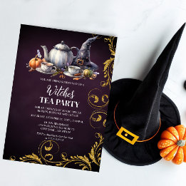Invitation Sorcières Tea Party