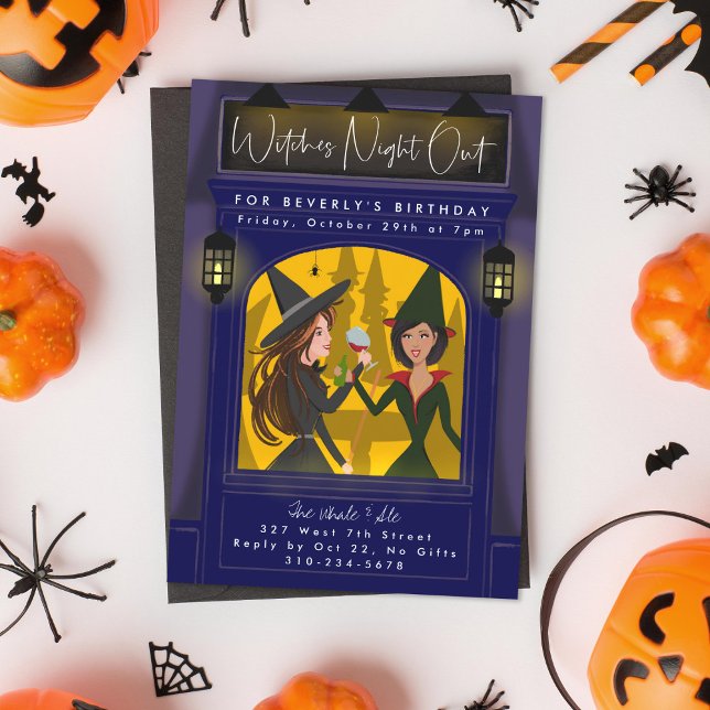 Invitation Sortie de la nuit des sorcières (Créateur téléchargé)