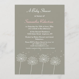 Invitation Souhaits d'invitation Baby shower