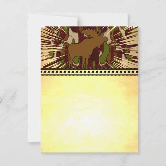 Invitation Souris Camouflage Invitations, autocollants, timbr (Devant)