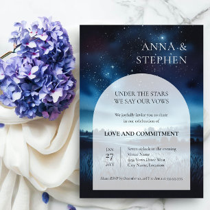 Invitation Sous la Cérémonie d'engagement des étoiles