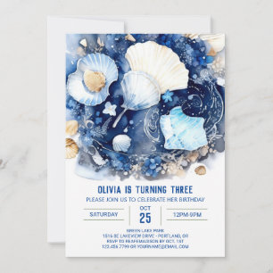 Invitation Sous la mer Magic Boy Anniversaire