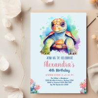 Sous la mer Océan Animaux Anniversaire