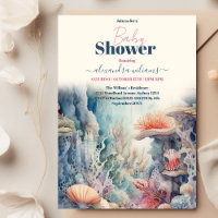 Sous le Baby shower Sea Creatures Marine Life