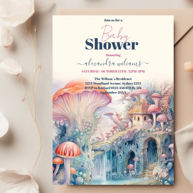 Invitation Sous le Baby shower Sea Life (Créateur téléchargé)