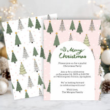 Sous les arbres enneigés – Fête de Noël