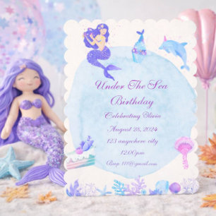 INVITATION SOUS L'INVITATION DE LA FÊTE D'ANNIVERSAIRE DE LA 