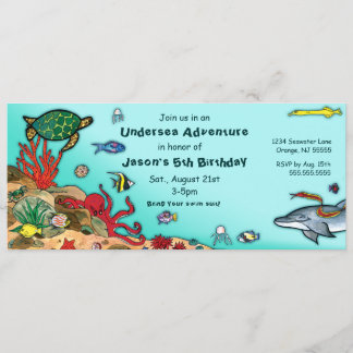 Invitation Sous l'invitation Sea-Ocean Life